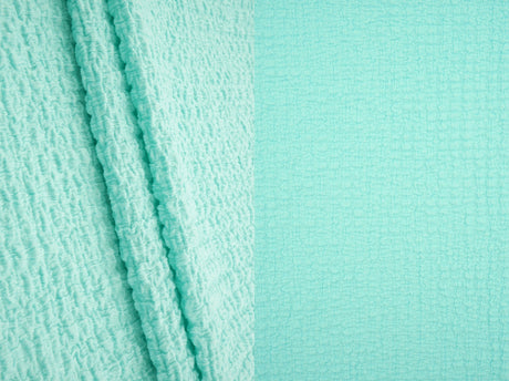 Waffle Crepe Solid Knit Fabric