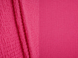 Waffle Crepe Solid Knit Fabric