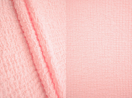 Waffle Crepe Solid Knit Fabric