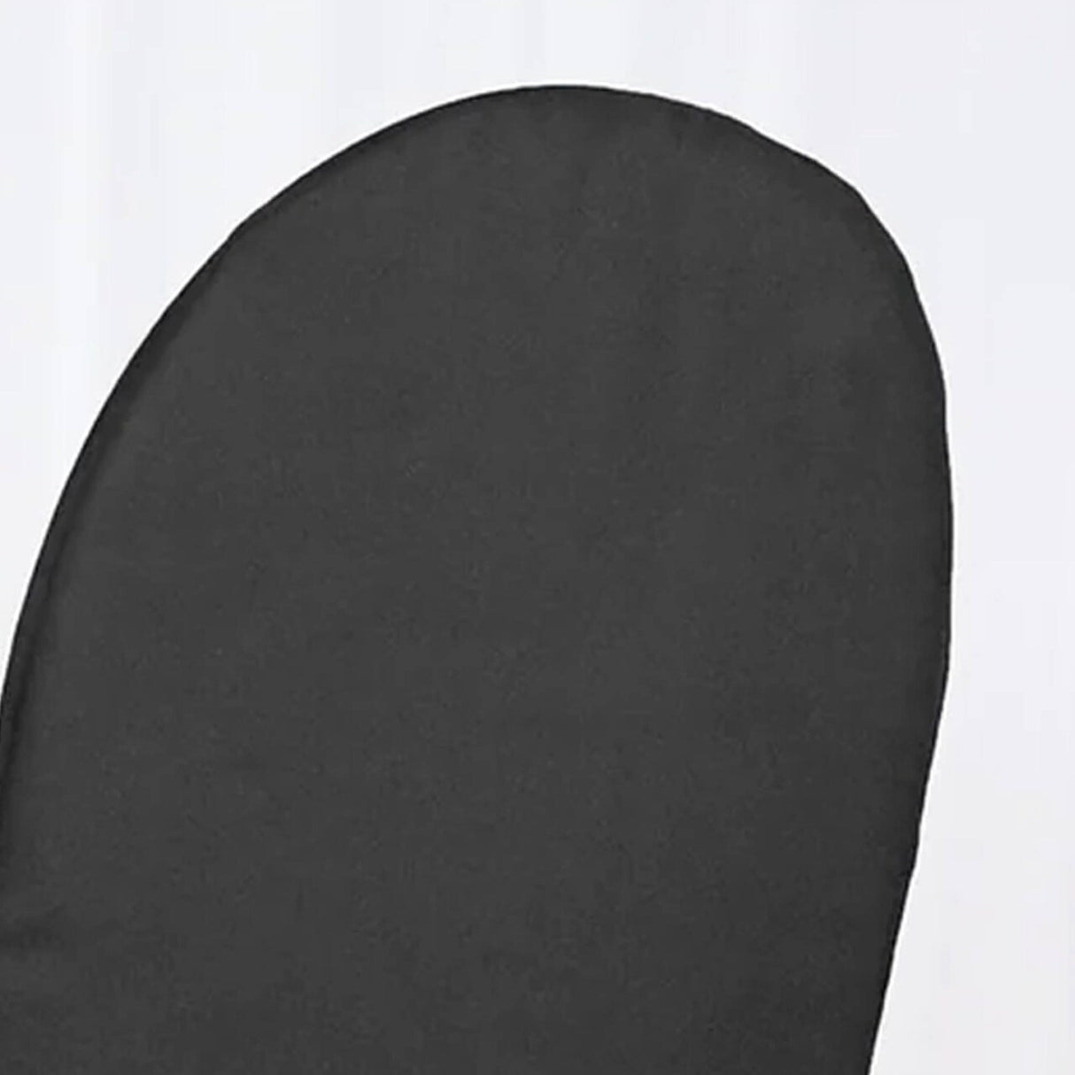 1 Piece Black Polyester Banquet Chair Cover Durable Event Chair Slipcover