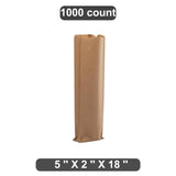 Tall Gusseted Paper Wine Bag 5" x 2" x 18"