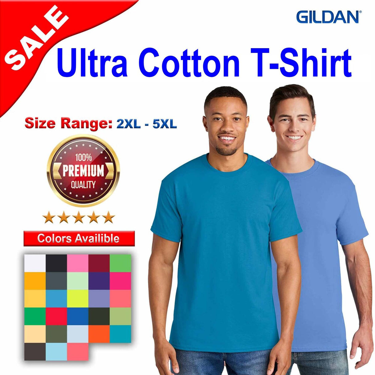 Gildan® Ultra Cotton Short Sleeve Crewneck T-Shirt