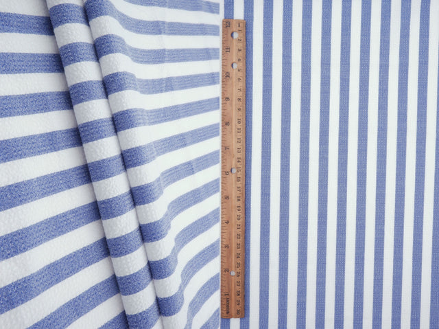 Seersucker Stripe Woven Fabric