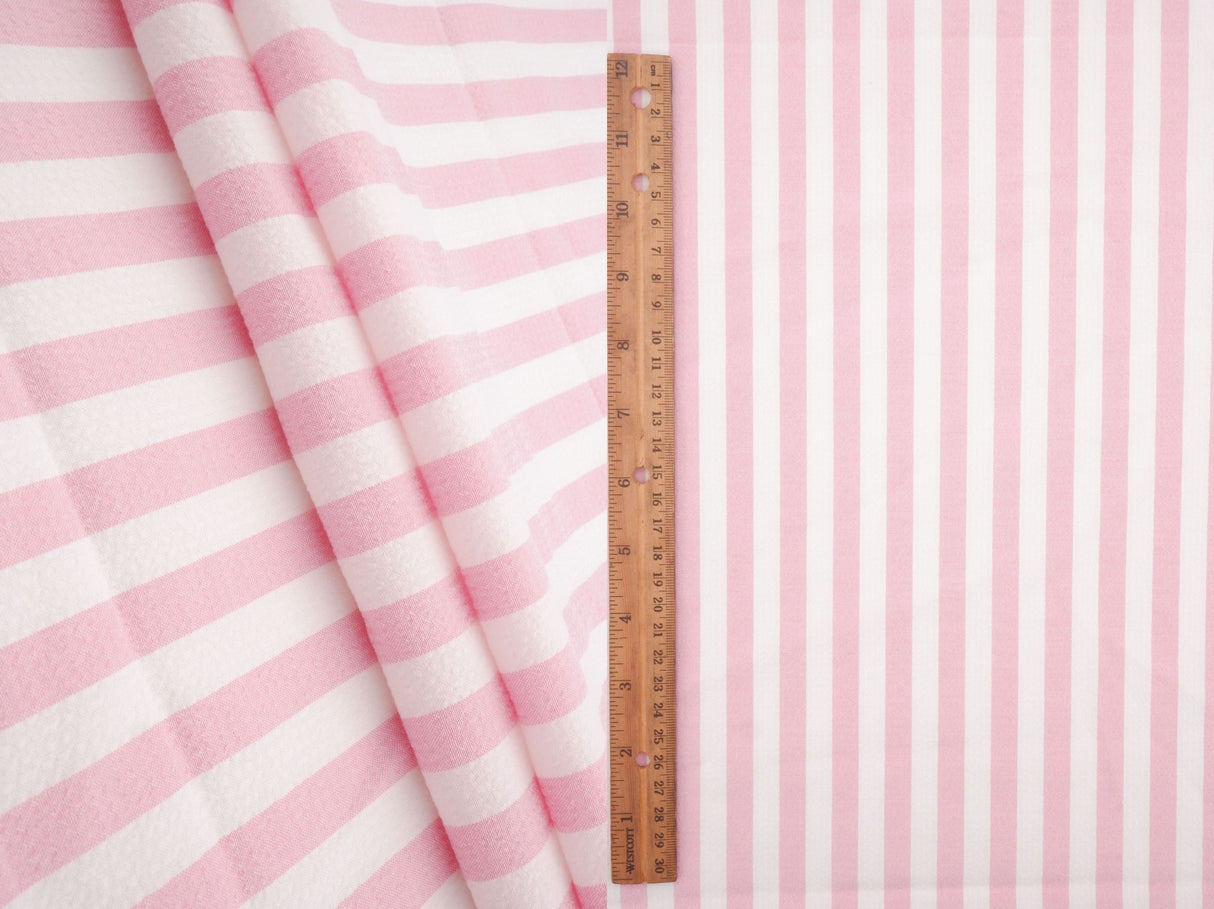Seersucker Stripe Woven Fabric