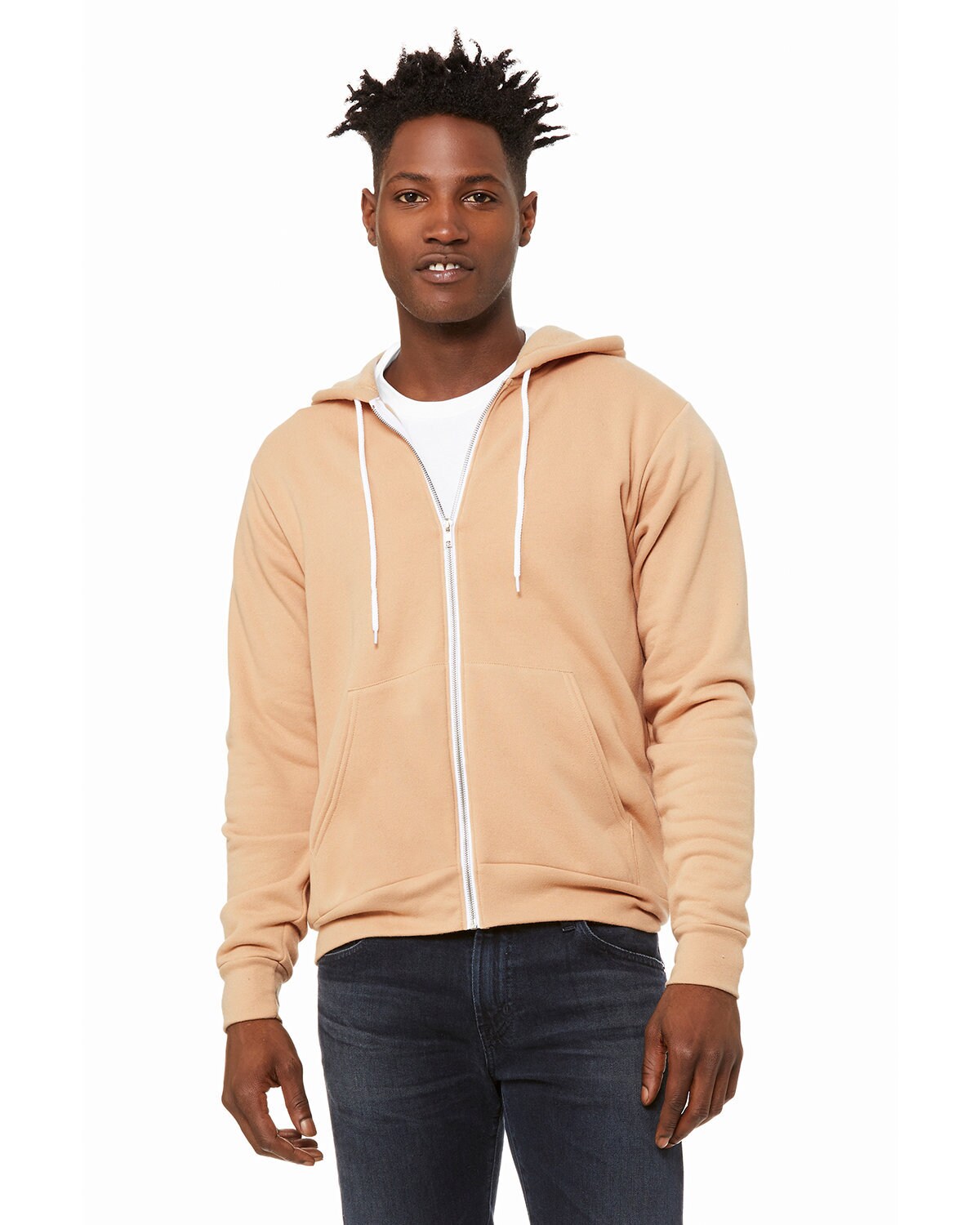 Bella + Canvas® Sponge Fleece Full-Zip Hoodie Sweatshirt