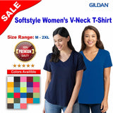 Gildan® Softstyle Women’s Short Sleeve V-Neck T-Shirt