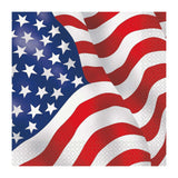 Patriotic USA Flag Luncheon Napkins 16ct