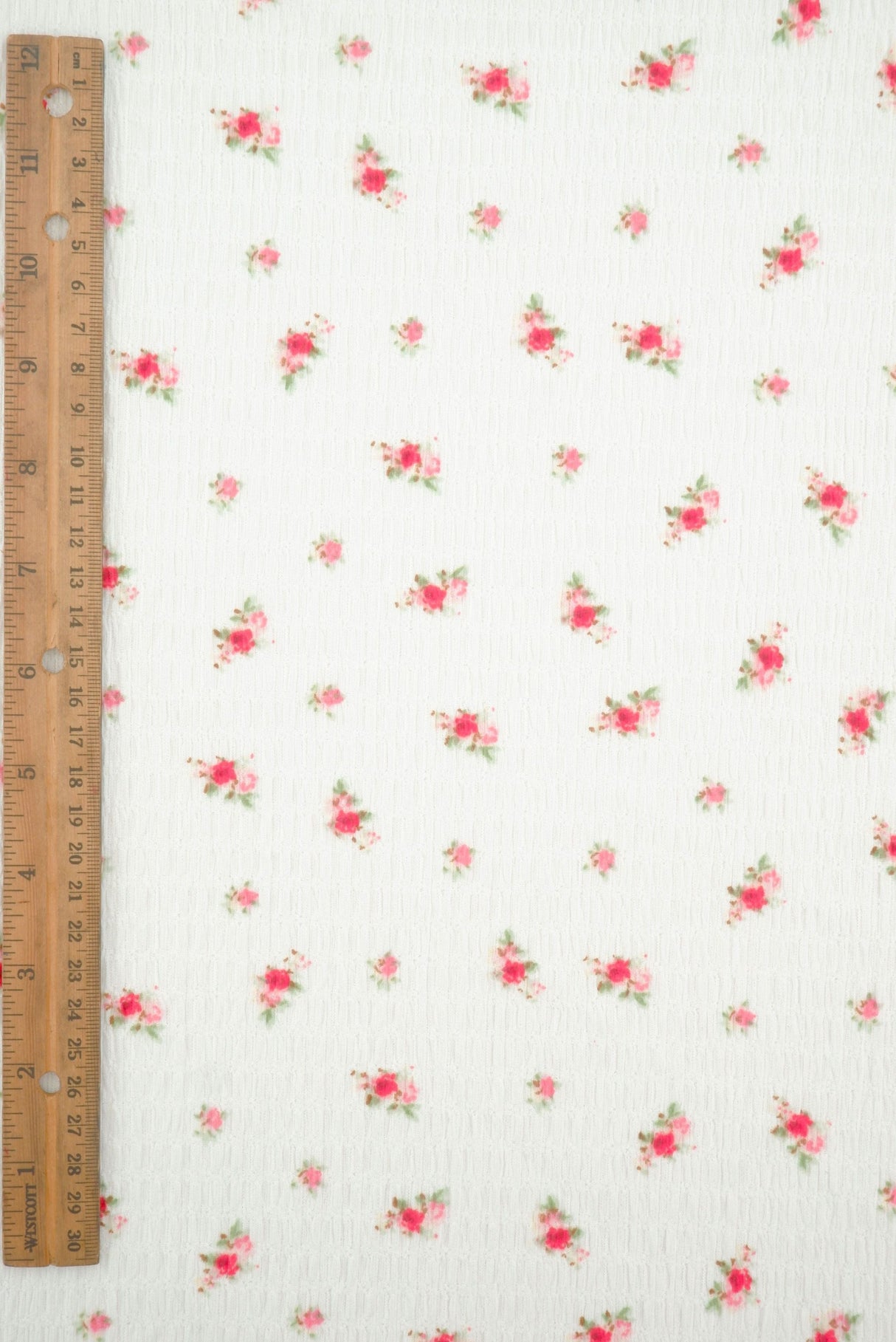 Ditsy Crinkle Crepe Print Crepe Fabric