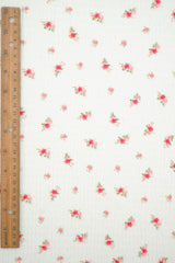 Ditsy Crinkle Crepe Print Crepe Fabric