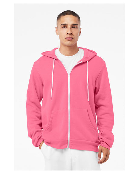 Bella + Canvas® Sponge Fleece Full-Zip Hoodie Sweatshirt