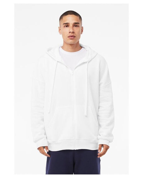 Bella + Canvas® Sponge Fleece DTM Full-Zip Hooded Sweatshirt