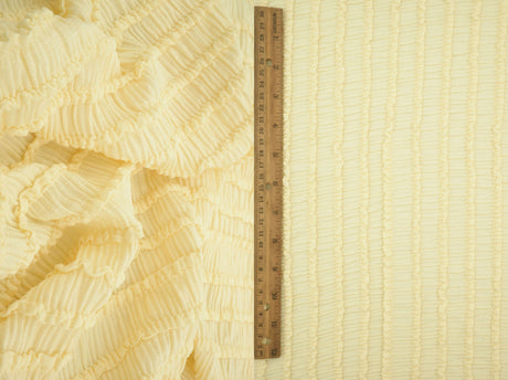 Crinkle Jacquard Knit Fabric