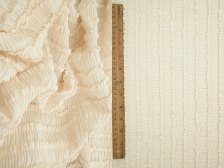 Crinkle Jacquard Knit Fabric