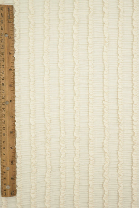 Crinkle Jacquard Knit Fabric