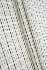 Jacquard Knit Cloudberry Check Fabric