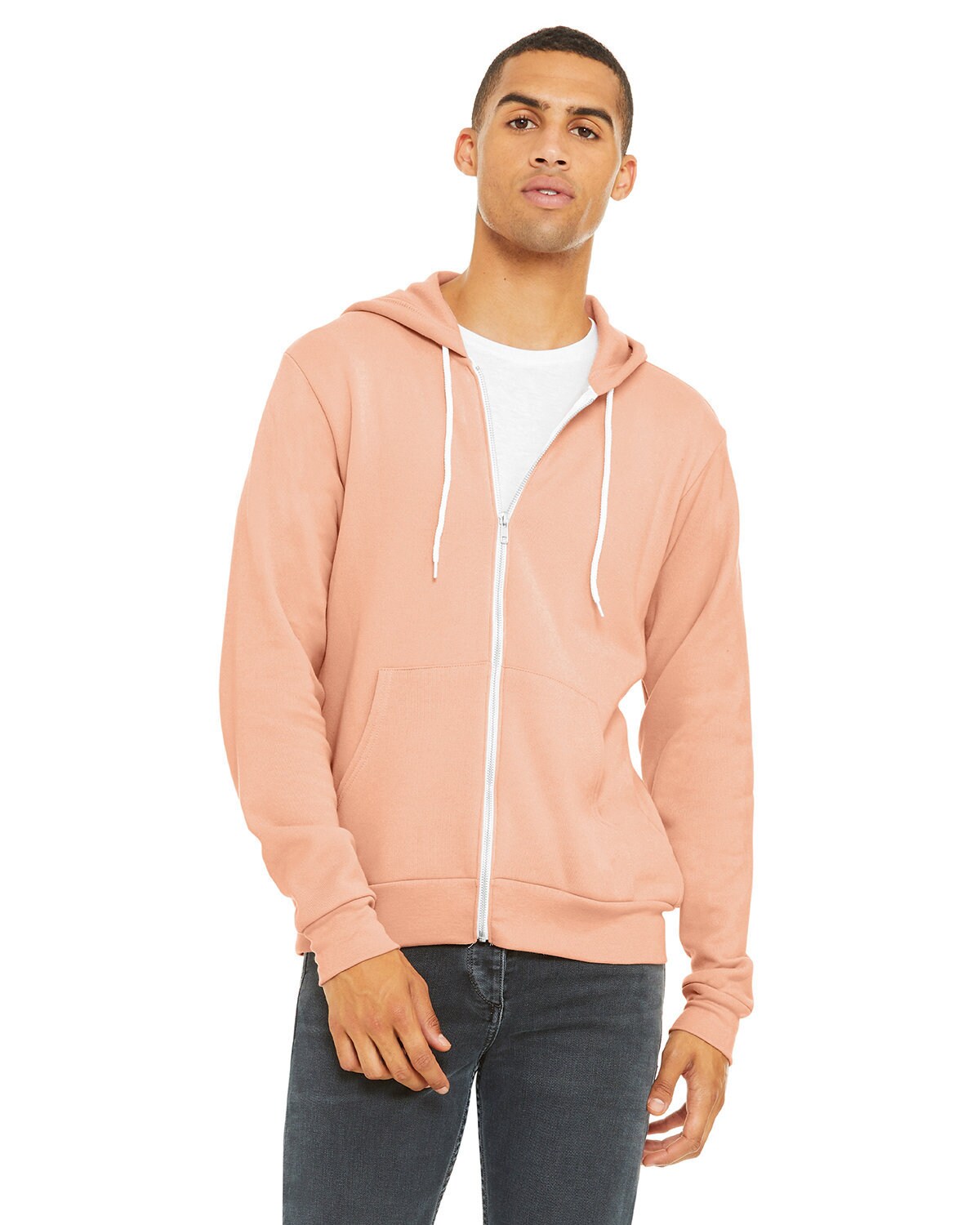 Bella + Canvas® Sponge Fleece Full-Zip Hoodie Sweatshirt