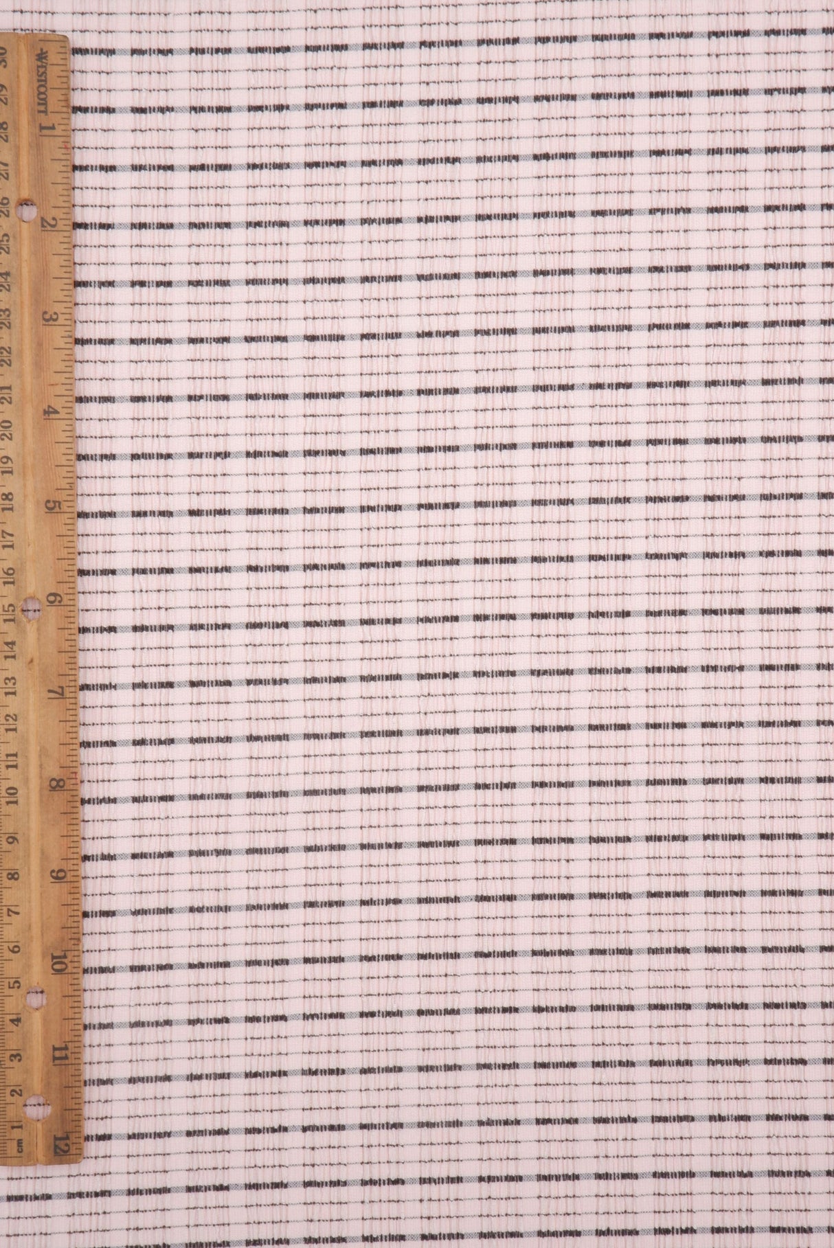 Jacquard Knit Cloudberry Check Fabric