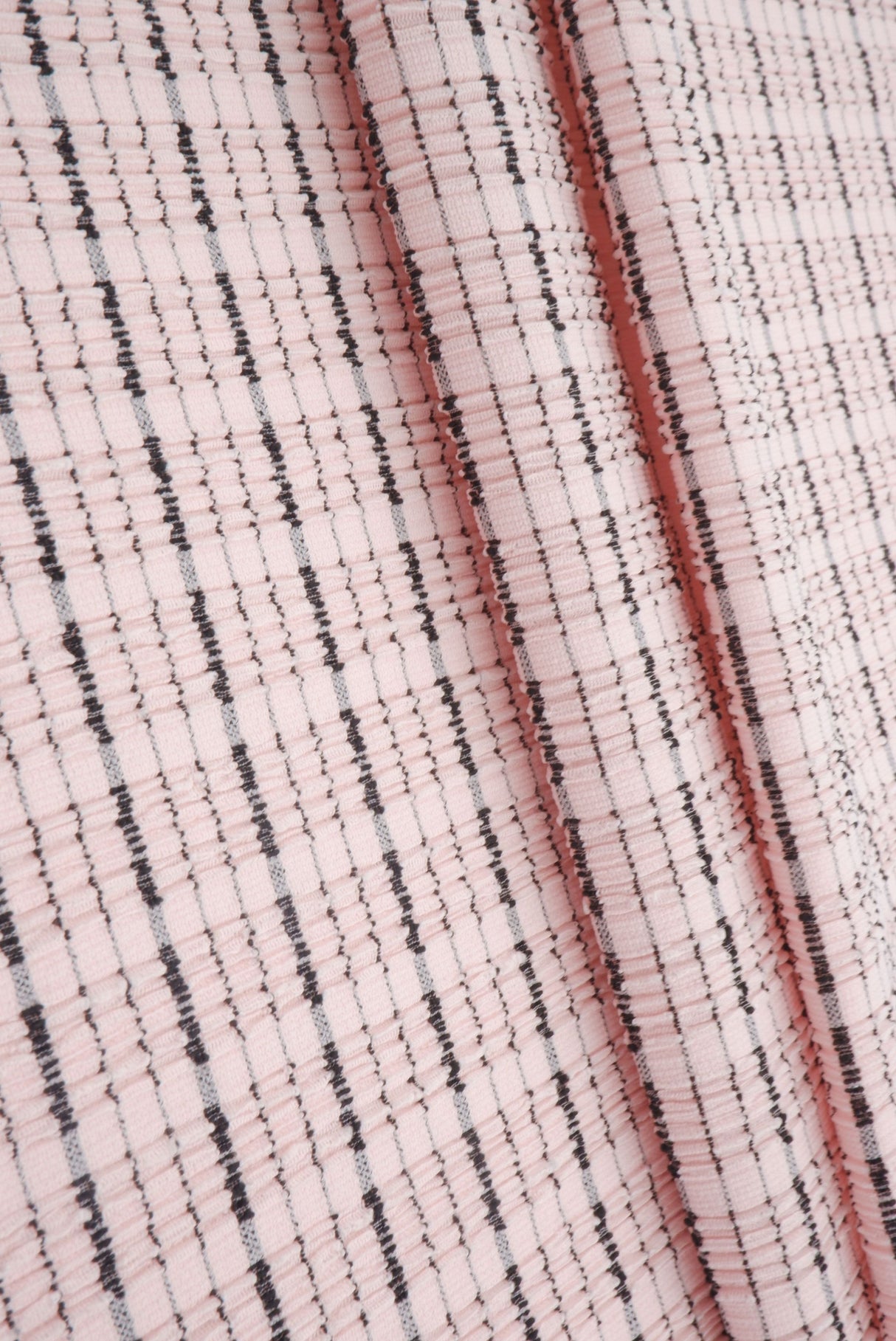 Jacquard Knit Cloudberry Check Fabric