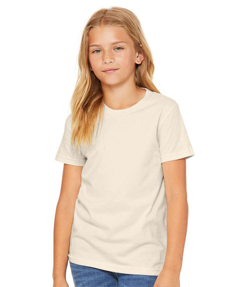BELLA + CANVAS® Youth Jersey Crewneck Short Sleeve Tee