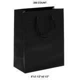 Spacious Matte Euro Tote 6" x 3 1/2" x 6 1/2"