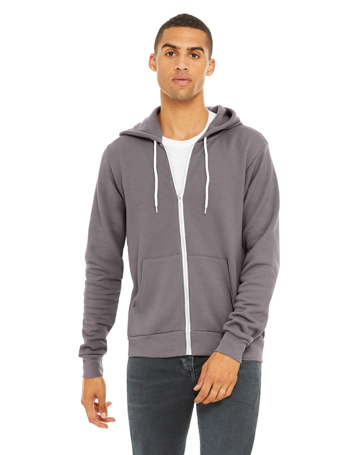 Bella + Canvas® Sponge Fleece Full-Zip Hoodie Sweatshirt