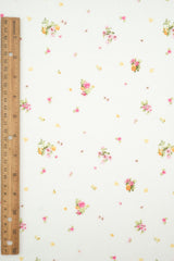 Crinkle Crepe Ditsy Floral Print Knit