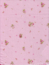 Crinkle Crepe Ditsy Floral Print Knit