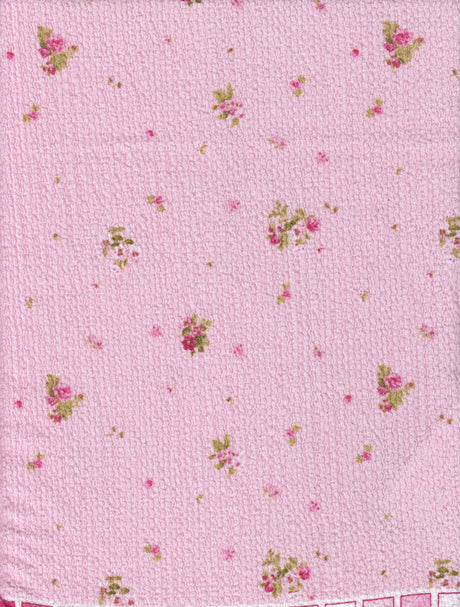 Crinkle Crepe Ditsy Floral Print Knit
