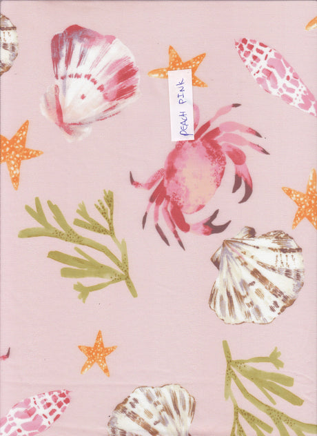 Mesh Sea Element Digital Print Fabric