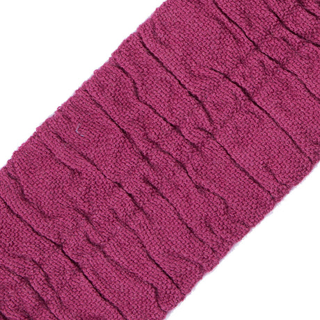 Italian Wine Ruched Stretch Wool Trimming - 2.375"