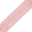 Italian Blush Ruched Stretch Wool Trimming - 2.375"