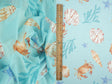 Mesh Sea Element Digital Print Fabric