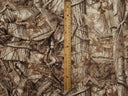 Printed Rib Knit Tree Camo Brown Ash
