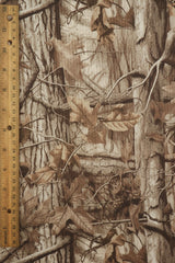 Printed Rib Knit Tree Camo Brown Ash