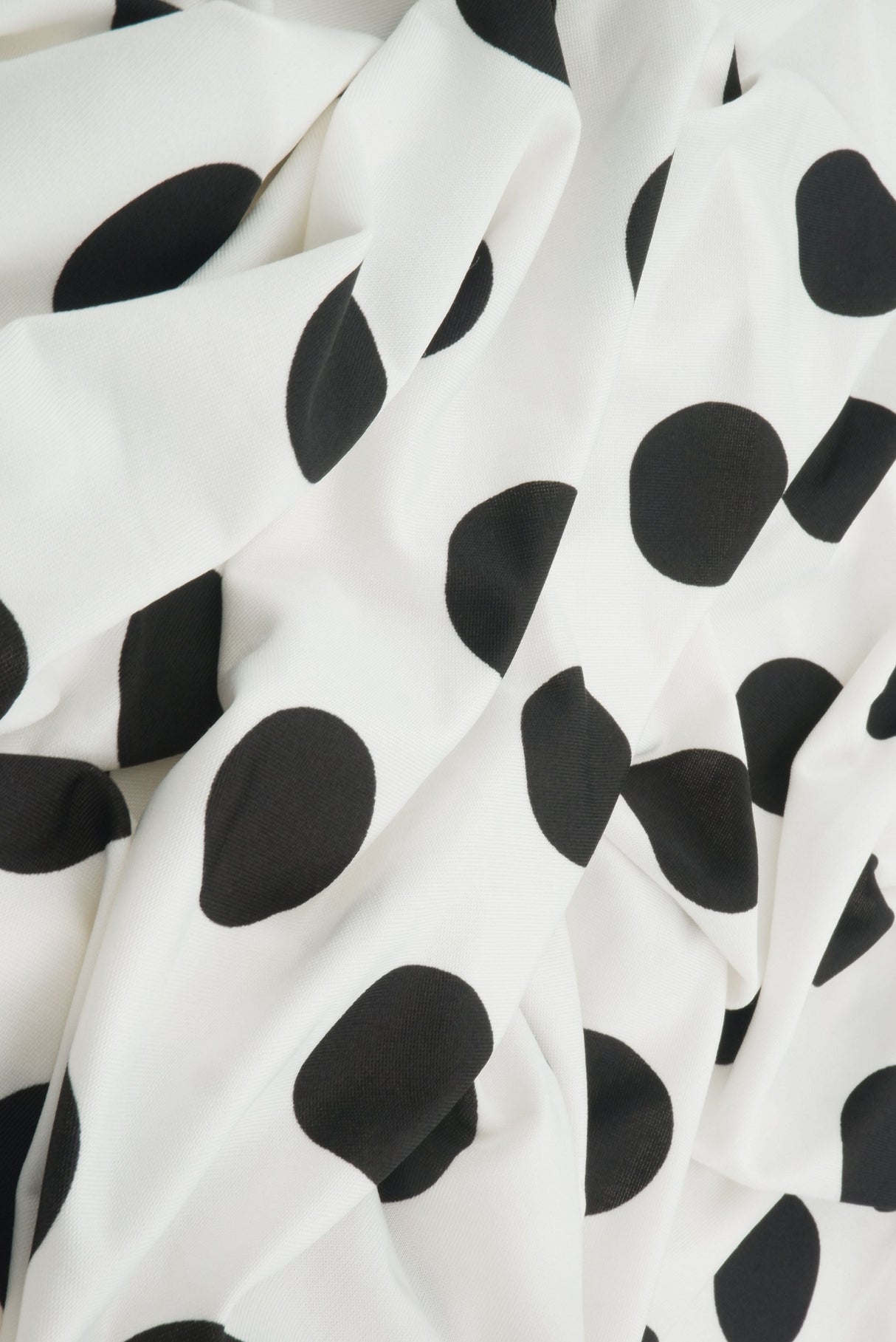 Polka Dot DTY Knit Fabric