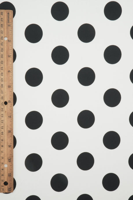 Polka Dot DTY Knit Fabric