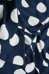 Polka Dot DTY Knit Fabric