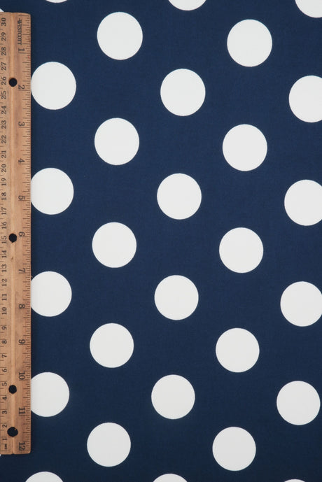 Polka Dot DTY Knit Fabric