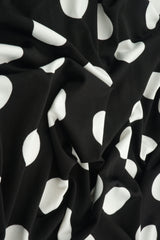 Polka Dot DTY Knit Fabric