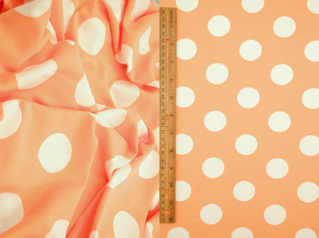 Polka Dot DTY Knit Fabric