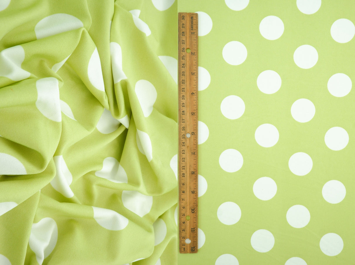 Polka Dot DTY Knit Fabric
