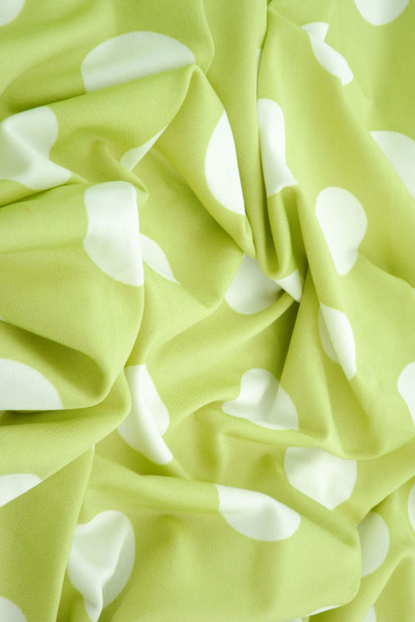 Polka Dot DTY Knit Fabric