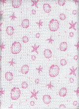 Printed Woven Sea Element Crinkle Fabric