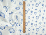 Printed Woven Sea Element Crinkle Fabric