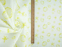 Printed Woven Sea Element Crinkle Fabric