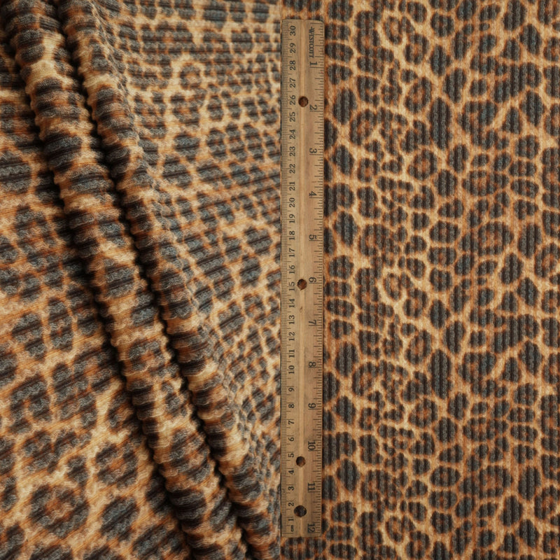 Double Knit Camel Animal Print