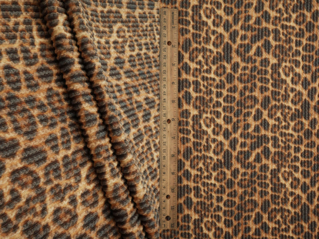 Double Knit Camel Animal Print