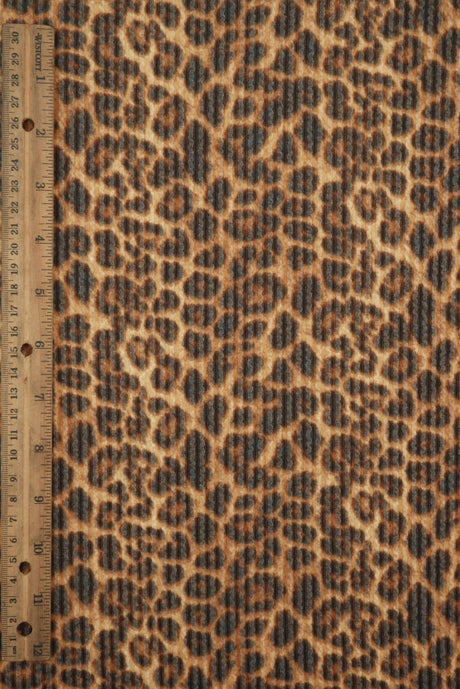 Double Knit Camel Animal Print