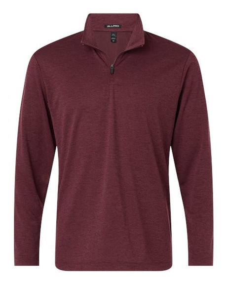Men's Pro-Lock Performance Mélange Quarter-Zip Pullover