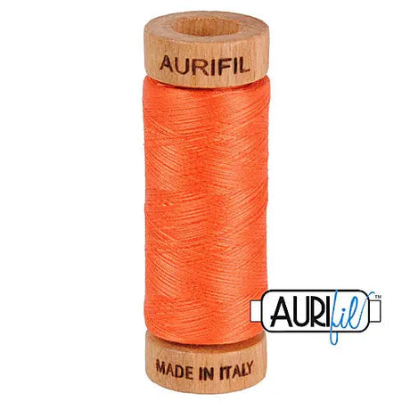 Cotton Thread 80wt Dusty Orange Aurifil Spool